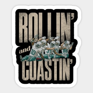 Tyreek Hill Miami Rollin And Coastin Sticker